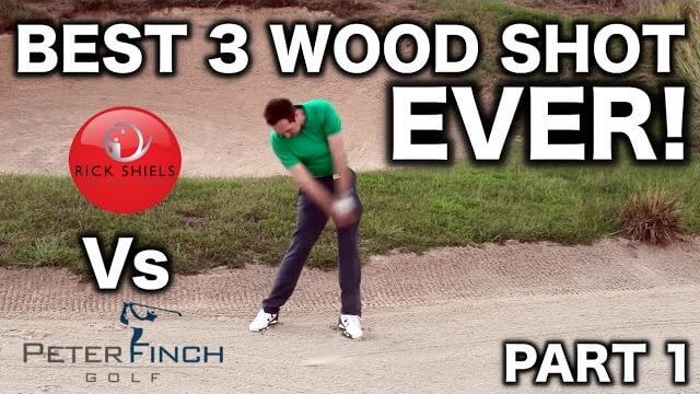 生涯最高の3番ウッドのショットが出たぜ！しかもフェアウェイバンカーから！｜BEST 3 WOOD SHOT I’VE EVER HIT!! RICK vs PETER PART 1