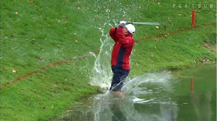 Top 10 shots from the water on the PGA TOUR