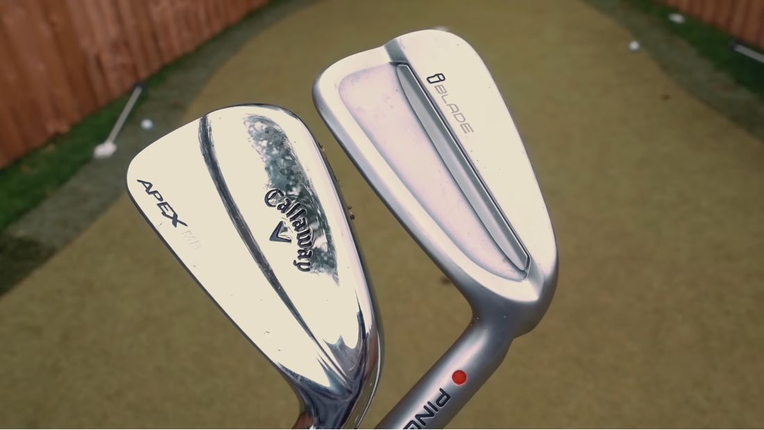 CALLAWAY APEX MB vs PING iBLADE バックフェイス比較