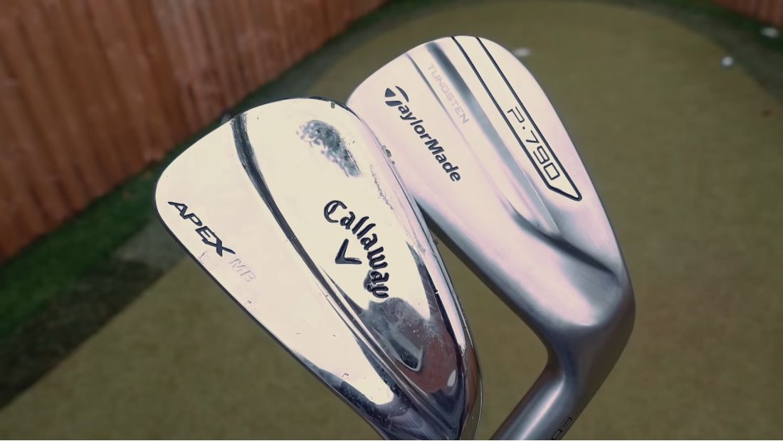 CALLAWAY APEX MB vs TaylorMade P790 バックフェイス比較