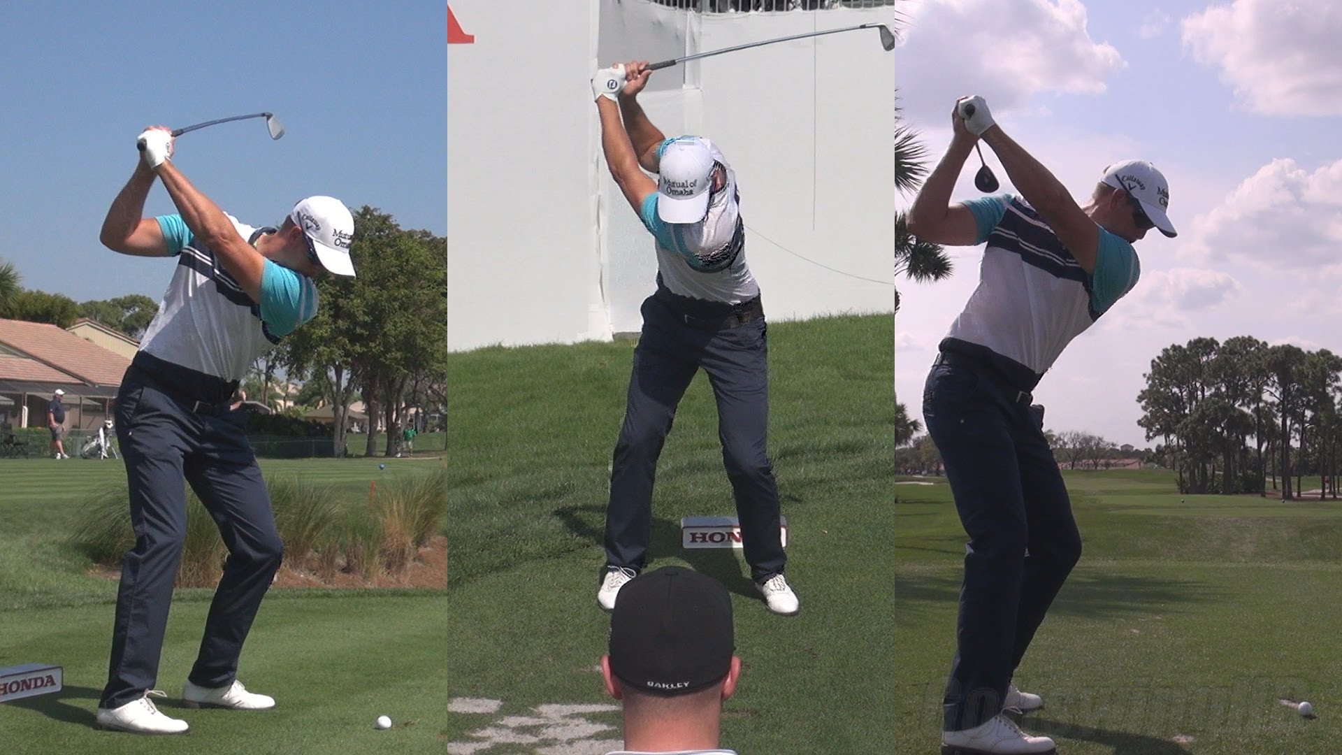 Dustin Johnson（ダスティン・ジョンソン） LONG DRIVER GOLF SWING SYNCED REG & SLOW