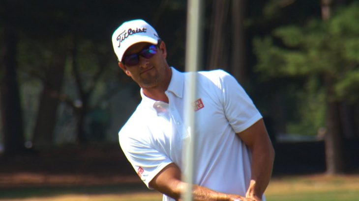 アダム・スコット選手の試合前の練習風景｜Adam Scott pre-round warm-up routine