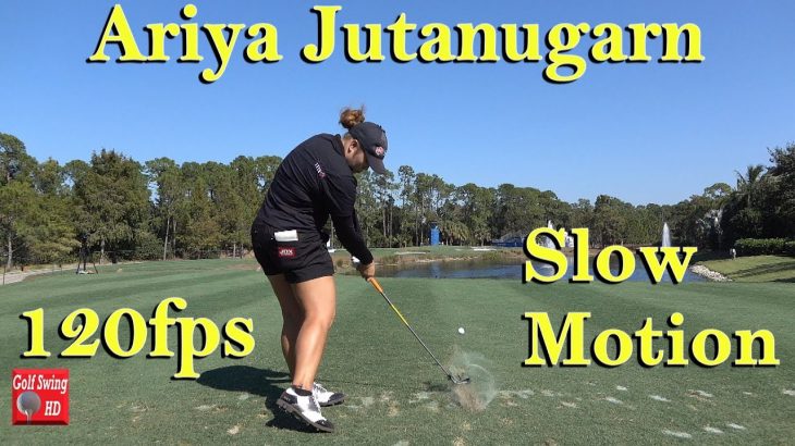 Ariya Jutanugarn（アリヤ・ジュタヌガーン） 120fps SHORT IRON SLOW MOTION GOLF SWING