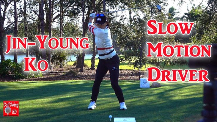 Jin Young Ko（コ・ジンヨン） SLOW MOTION FACE ON DRIVER GOLF SWING CME 2017 1080 HD