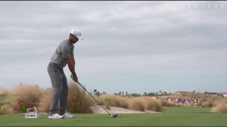 Tiger Woods pre-round warm-up routine