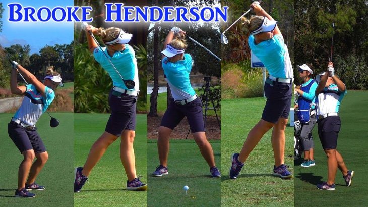 Brooke Henderson（ブルック・ヘンダーソン） CME GOLF SWING FOOTAGE 1080 HD