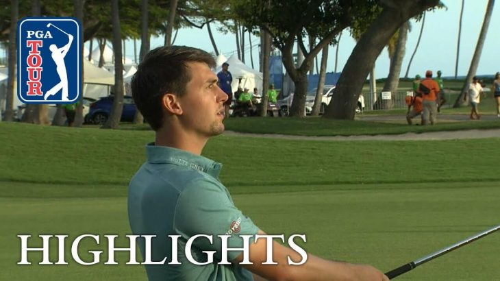 Ollie Schniederjans（オリー・シュニーダージャンズ） PGA公式 ハイライト映像｜Sony Open in Hawaii 2018｜Round 3