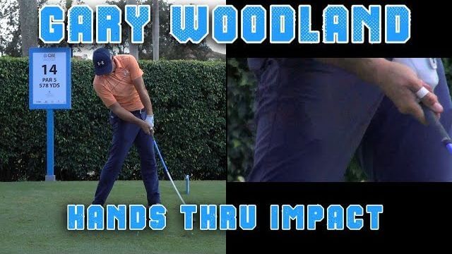 Gary Woodland（ゲイリー・ウッドランド）のドライバー・ティーショット｜正面アングル｜グリップ拡大・スロー映像あり【高画質】