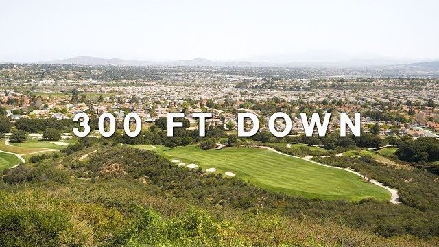 300 FT DOWN｜COOLEST TEE SHOT IN GOLF AT JOURNEY AT PECHANGA