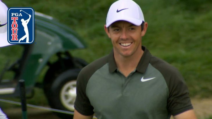 Rory McIlroy（ローリー・マキロイ）が魅せた！美しすぎるバンカーショットからのチップインイーグル！｜Round 3｜the Memorial 2018