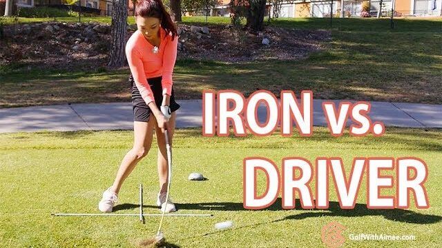 アイアンとドライバー 打ち方の違い Iron Vs Driver Golf With Aimee ゴルフの動画