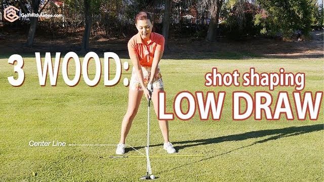 3番ウッドで低いドローボールを打つ方法｜Low Draw with 3 Wood | Golf with Aimee
