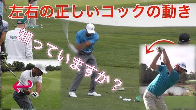 左手と右手ではコックする方向が変わります 切り返しでの手首のコックの方向について詳しく解説 ゴルフの動画