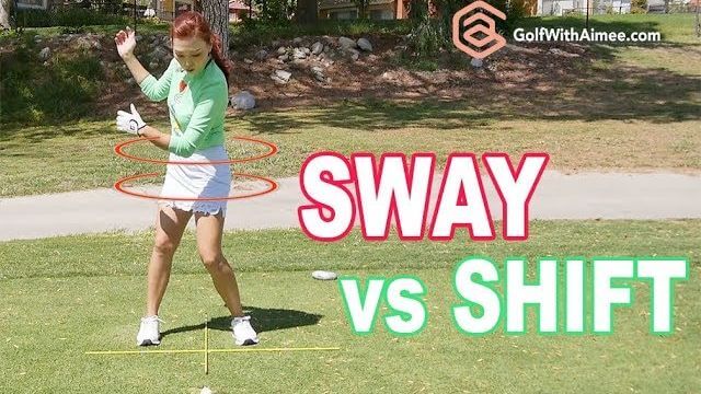 スウェイと体重移動の違い｜Sway vs. Weight Shift｜Golf with Aimee