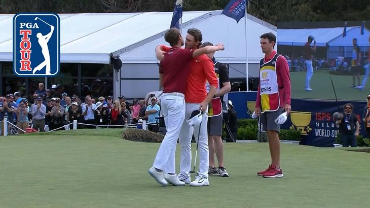 Thomas Pieters（トーマス・ピーターズ） & Thomas Detry（トーマス・デトリー） Highlights｜Round 4｜ISPS Handa Melbourne World Cup 2018