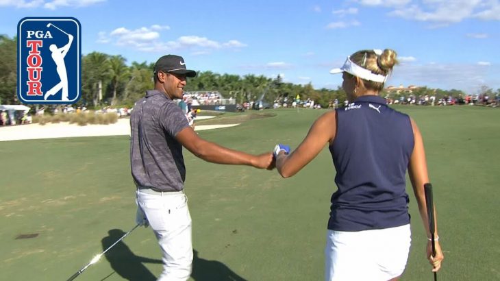 Lexi Thompson（レキシー・トンプソン）/Tony Finau（トニー・フィナウ） Highlights｜Round 1｜QBE Shootout 2018