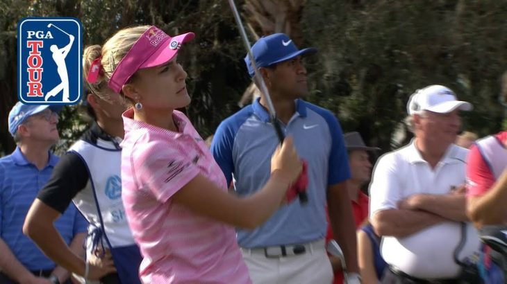 Lexi Thompson（レキシー・トンプソン）/Tony Finau（トニー・フィナウ） Highlights｜Round 2｜QBE Shootout 2018