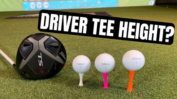 HIT LONGER DRIVES BY USING THE CORRECT TEE HEIGHT FOR YOU｜James Robinson Golf