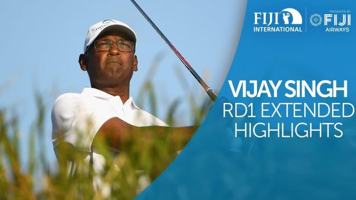 Vijay Singh（ビジェイ・シン） Highlights｜Round 1｜2018 Fiji International presented by Fiji Airways