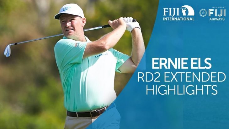 Ernie Els（アーニー・エルス） Highlights｜Round 2｜2018 Fiji International presented by Fiji Airways