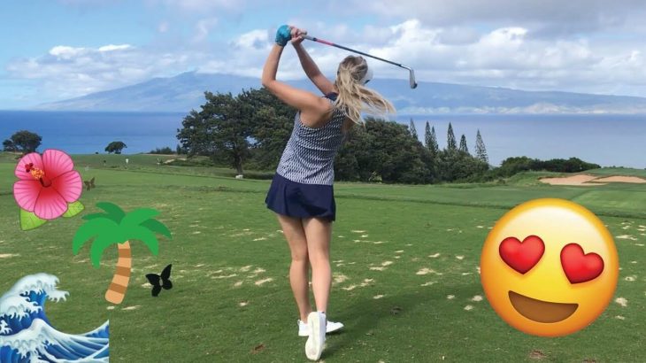 Playing with Paige Spiranac // Course Vlog // KAPALUA PLANTATION // HAWAIIAN DREAM GOLF VACATION