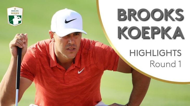 Brooks Koepka（ブルックス・ケプカ） Highlights｜Round 1｜2019 Abu Dhabi HSBC Championship