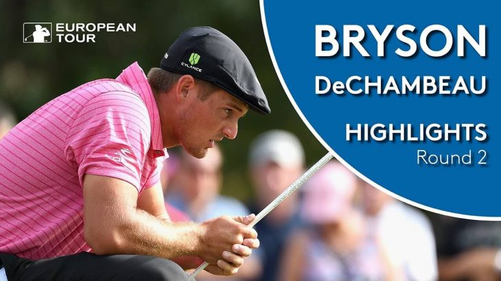 Bryson Dechambeau（ブライソン・デシャンボー） Highlights｜Round 2｜2019 Omega Dubai Desert Classic