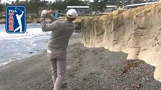 とんでもない場所からセカンドショットを打ってバーディをとるBrandt Snedeker（ブラント・スネデカー）選手｜AT&T Pebble Beach 2019