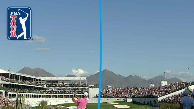 フェニックスオープンの名物ホール16番の全ティーショット｜Every tee shot from No.16｜Round 2｜Waste Management Phoenix Open 2019