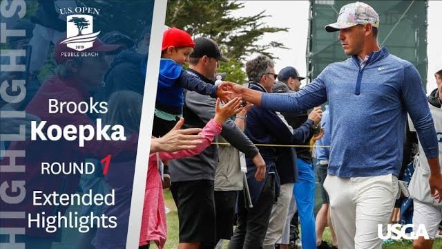 Brooks Koepka（ブルックス・ケプカ） Highlights｜Round 1｜2019 U.S. Open Championship at Pebble Beach