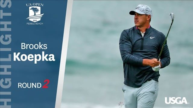 Brooks Koepka（ブルックス・ケプカ） Highlights｜Round 2｜2019 U.S. Open Championship at Pebble Beach
