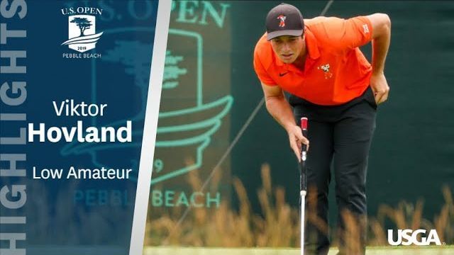 Viktor Hovland（ヴィクトル・ホブランド） Low Amateur｜2019 U.S. Open Championship at Pebble Beach