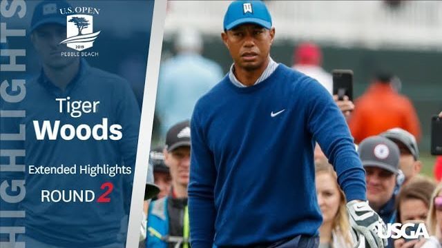Tiger Woods（タイガー・ウッズ） Extended Highlights｜Round 2｜2019 U.S. Open Championship at Pebble Beach