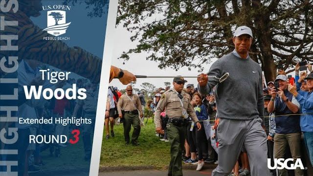 Tiger Woods（タイガー・ウッズ） Extended Highlights｜Round 3｜2019 U.S. Open Championship at Pebble Beach