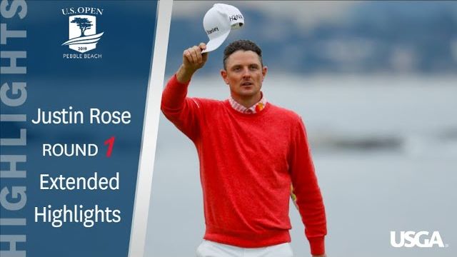 Justin Rose（ジャスティン・ローズ） Every Shot｜Round 1｜2019 U.S. Open Championship at Pebble Beach