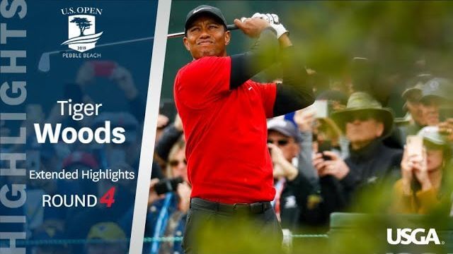 Tiger Woods（タイガー・ウッズ） Extended Highlights｜Round 4｜2019 U.S. Open Championship at Pebble Beach