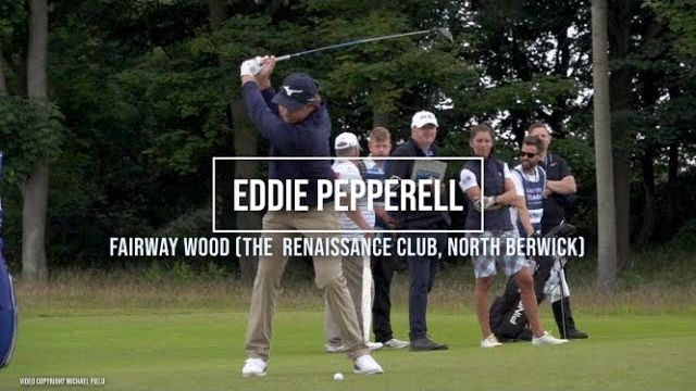 Eddie Pepperell（エディー・ペッパーエル）選手のスイング｜芝の上からのFW｜正面アングル｜連続再生・スロー再生｜ASI Scottish Open 2019