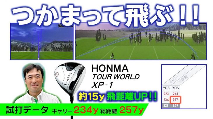 HONMA（本間ゴルフ） TOUR WORLD XP-1 ドライバー 試打インプレッション｜GOLF5「試打軍団」 結果重視のリアリスト・一ノ清健治