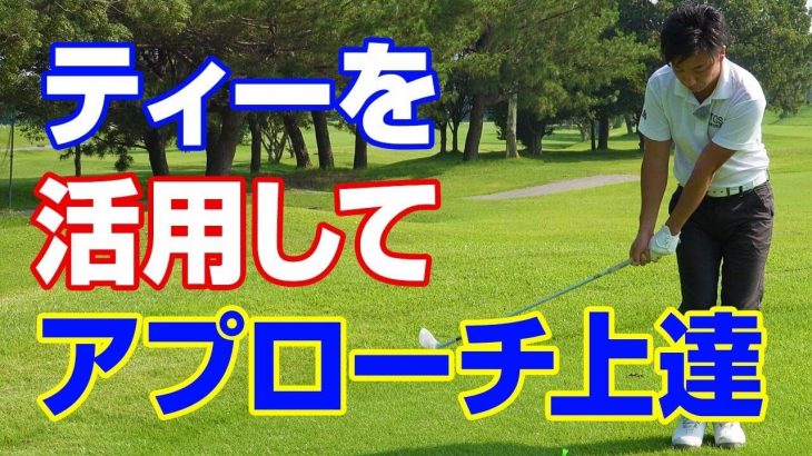 ティーを使って上手くなるアプローチ練習法｜バックスイングでティーに当ててから打つ｜PGAティーチングプロ 竹内雄一郎