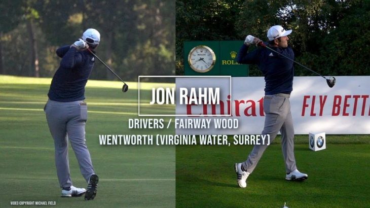 Jon Rahm（ジョン・ラーム） ドライバー・フェアウェイウッド｜正面・後方アングル｜連続再生・スロー再生｜BMW Championship 2019