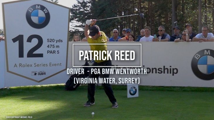 Patrick Reed（パトリック・リード） ドライバーショット｜正面アングル｜連続再生・スロー再生｜BMW Championship 2019