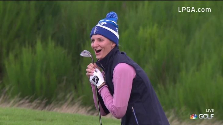 Morgan Pressel（モーガン・プレッセル） and Marina Alex（マリナ・アレックス） win Saturday Foursomes Match｜2019 Solheim Cup