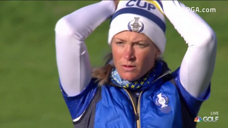 Suzann Petteresen（スーザン・ペターソン） vs Marina Alex（マリナ・アレックス） Sunday Single Match｜2019 Solheim Cup