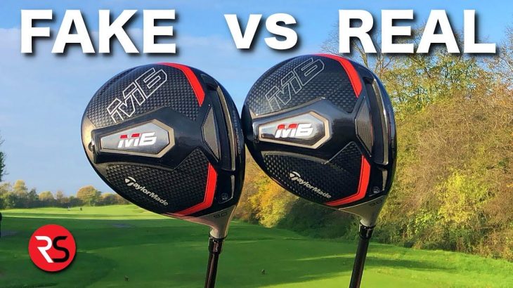 FAKE vs REAL｜激安の怪しいサイトで、テーラーメイドのM6ドライバーを買ってみたら偽物だったので本物と打ち比べてみた！｜Rick Shiels Golf