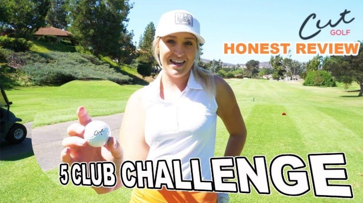 TESTING THE CUT GOLF BALLS IN A 5 CLUB CHALLENGE!｜GOLF VLOG 2019