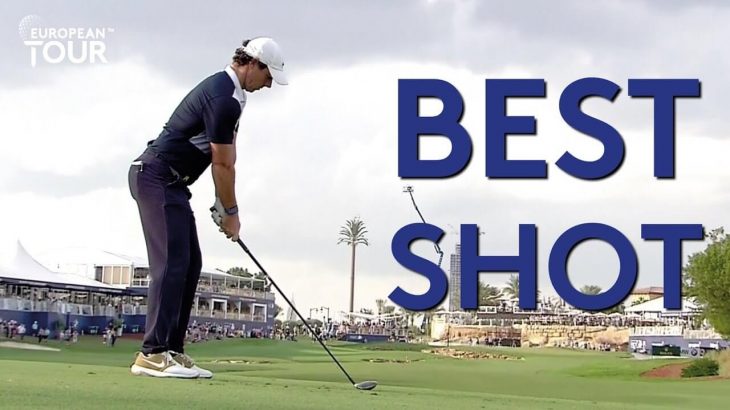 Rory McIlroy hit what he described as his best shot of 2019 during the opening round of the DP World Tour Championship in Dubai