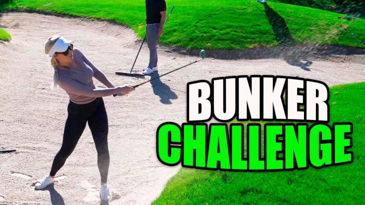 FIND A BUNKER CHALLENGE｜GUYS（Mike & Steven） vs GIRLS（Paris & Paige Spiranac）｜QUINTERO GOLF CLUB²