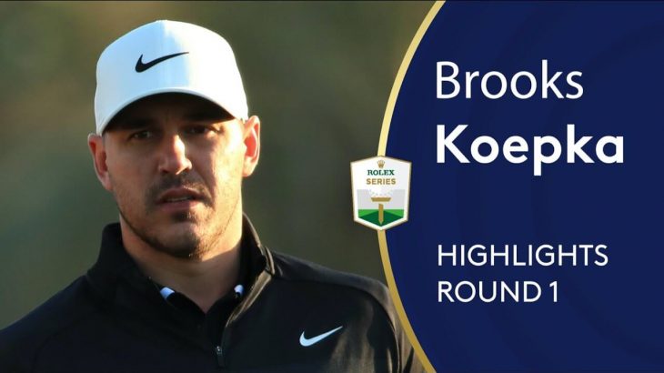 Brooks Koepka（ブルックス・ケプカ） Highlights｜Round 1｜Abu Dhabi HSBC Golf Championship 2020