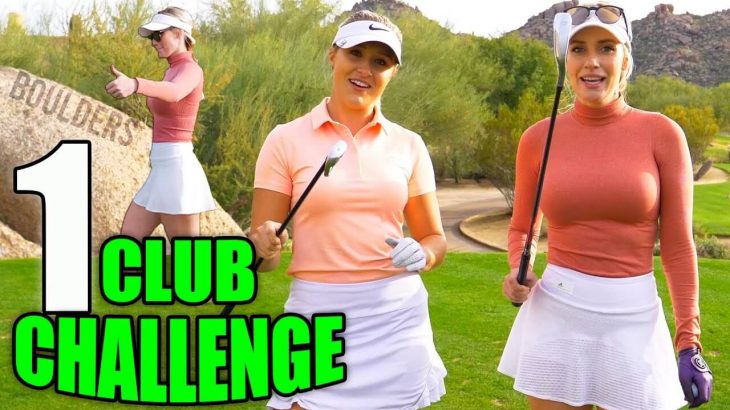 5 IRON ONLY｜ONE CLUB CHALLENGE WITH PAIGE AND PARIS