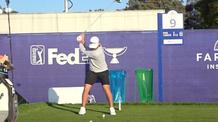 Matthew Wolff（マシュー・ウルフ）選手のドライバーショット｜正面アングル｜連続再生・スロー再生｜2020 Farmers Insurance Open